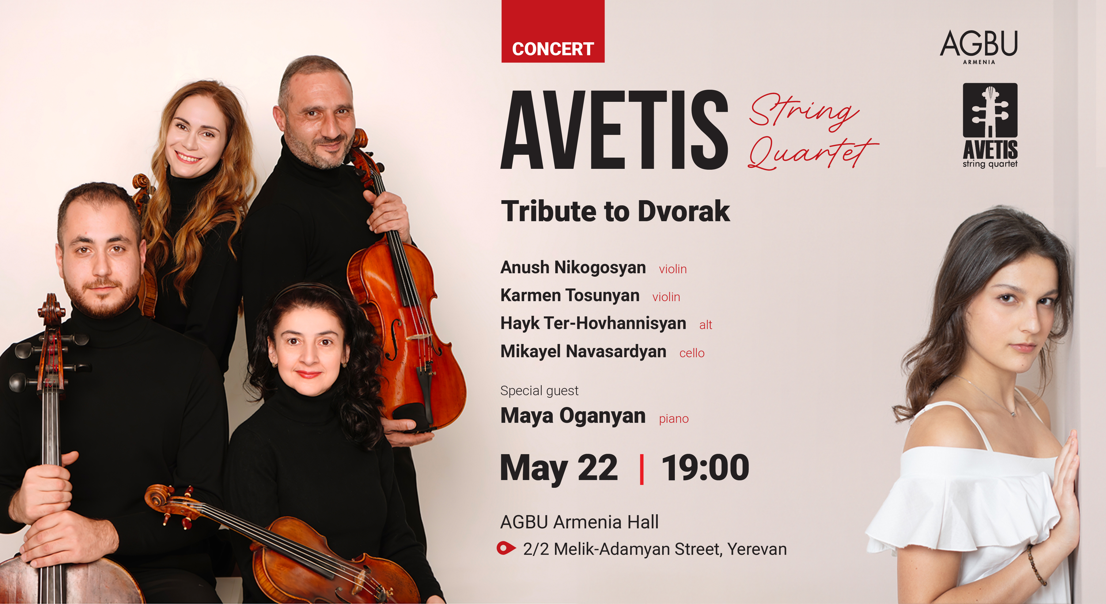 Tribute to Dvorak by AVETIS String Quartet 